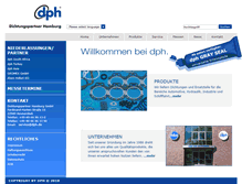 Tablet Screenshot of dph.de